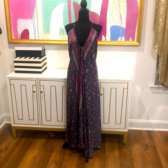 Karma Highway Dresses & Skirts - Silk Floral Maxi Dress - One Size